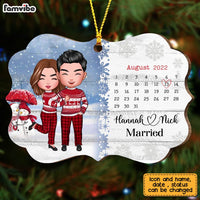 Personalized Couple Together Christmas Benelux Ornament SB192 23O28 thumb 1