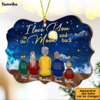 Personalized Grandma I Love You To The Moon And Back Benelux Ornament SB173 58O47 thumb 1