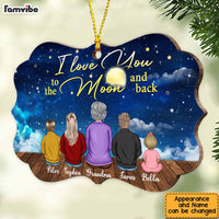 Personalized Grandma I Love You To The Moon And Back Benelux Ornament SB173 58O47 thumb 1