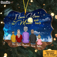 Personalized Grandma I Love You To The Moon And Back Benelux Ornament SB173 58O47 thumb 1