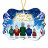 Personalized Grandma Love You To The Moon Christmas Circle Ornament Benelux Ornament SB192 30O47 1