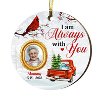 Personalized Memo Mom Dad Christmas Circle Ornament SB191 23O53 thumb 1