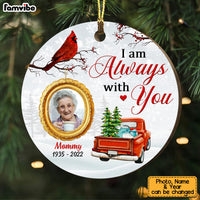 Personalized Memo Mom Dad Christmas Circle Ornament SB191 23O53 thumb 1