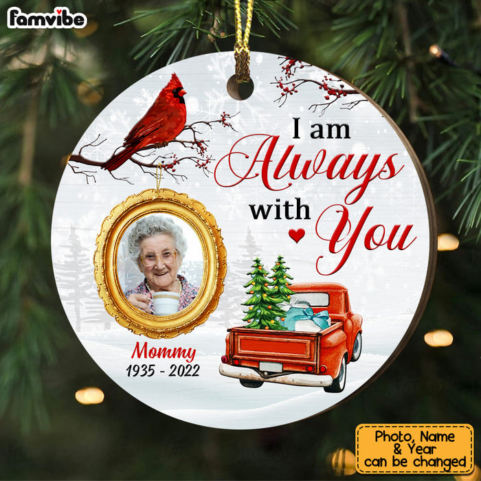 Personalized Memo Mom Dad Christmas Circle Ornament SB191 23O53 1