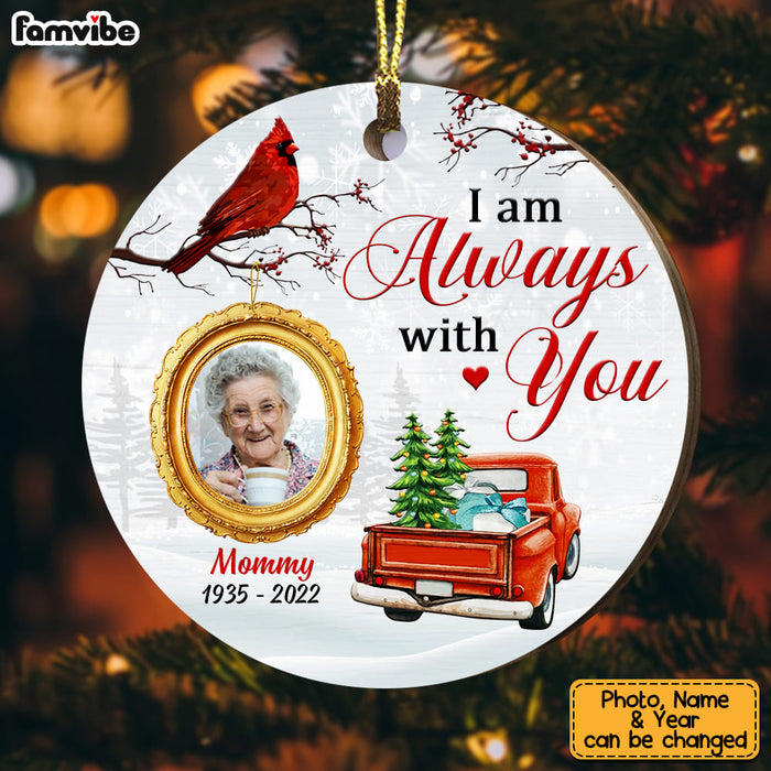 Personalized Memo Mom Dad Christmas Circle Ornament SB191 23O53 1
