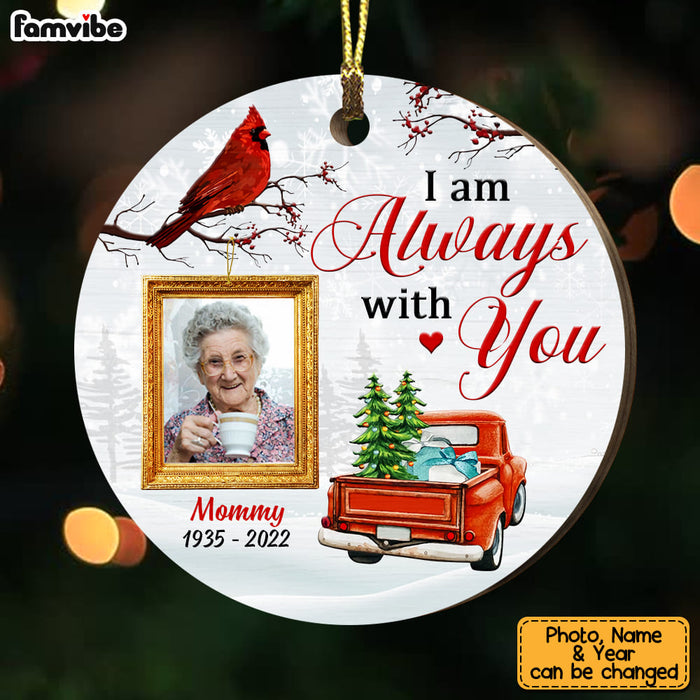 Personalized Memo Mom Dad Christmas Circle Ornament SB191 23O53 1