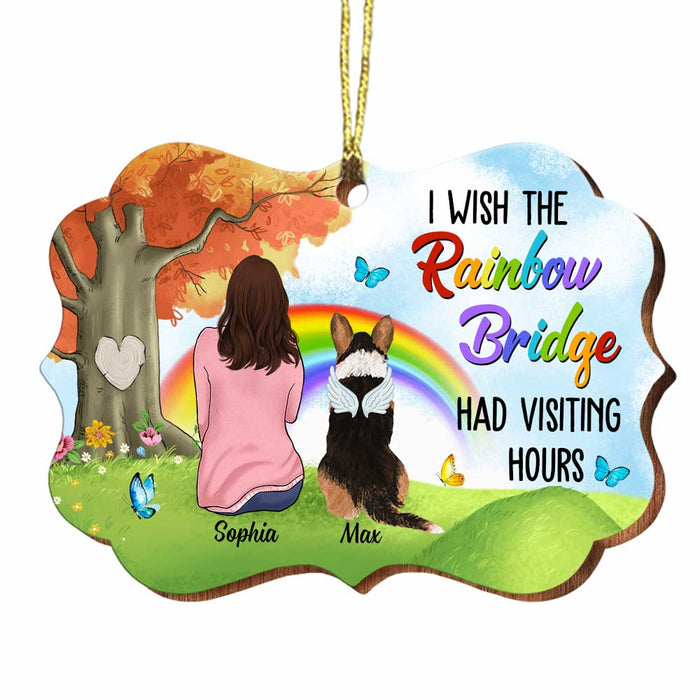 Personalized Dog Memo Rainbow Bridge Benelux Ornament SB201 32O34 1