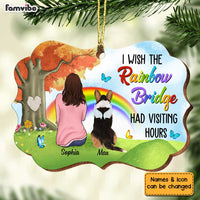 Personalized Dog Memo Rainbow Bridge Benelux Ornament SB201 32O34 thumb 1