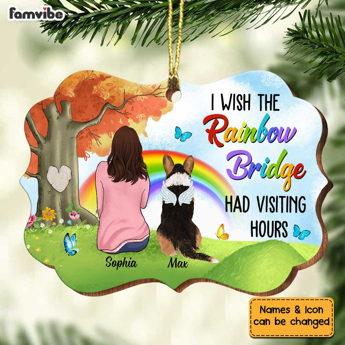 Personalized Dog Memo Rainbow Bridge Benelux Ornament SB201 32O34 1