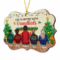 Personalized Life Is Better With Grandkids Christmas Benelux Ornament SB201 58O34 thumb 1