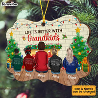 Personalized Life Is Better With Grandkids Christmas Benelux Ornament SB201 58O34 thumb 1