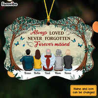 Personalized Memo Forest Always Loved Never Forgotten Forever Missed Benelux Ornament SB202 30O28 thumb 1
