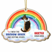 Personalized Dog Memo Rainbow Bridge Ornament SB202 23O47 thumb 1