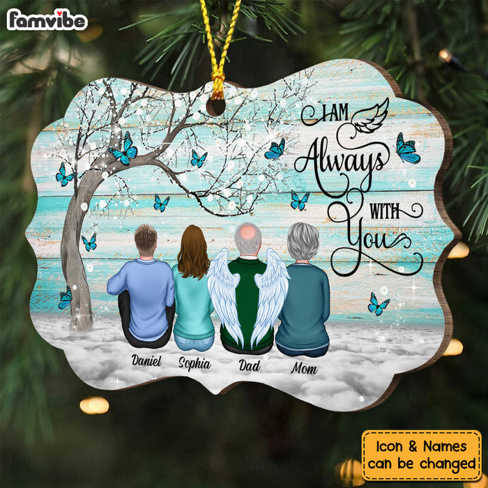Personalized I Am Always With You Memo Butterfly Christmas Benelux Ornament SB202 58O53 1