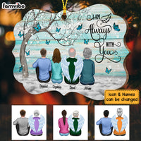 Personalized I Am Always With You Memo Butterfly Christmas Benelux Ornament SB202 58O53 thumb 1