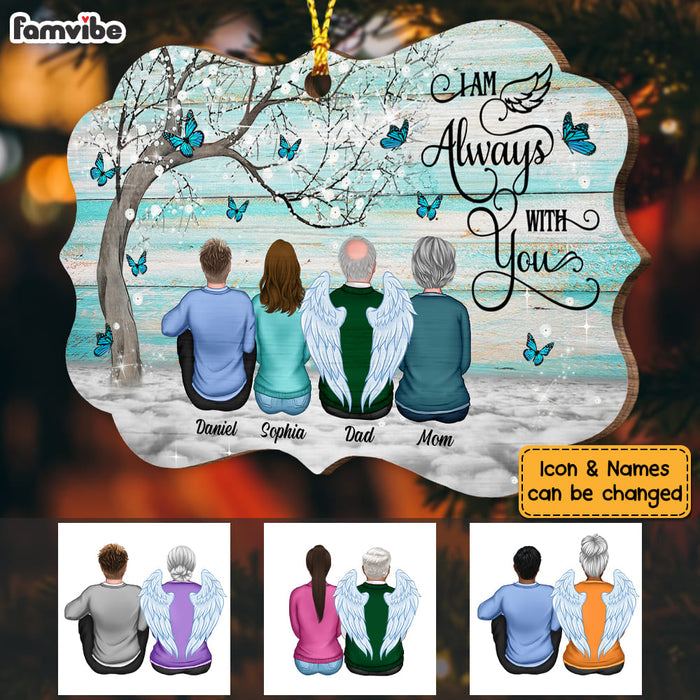 Personalized I Am Always With You Memo Butterfly Christmas Benelux Ornament SB202 58O53 1