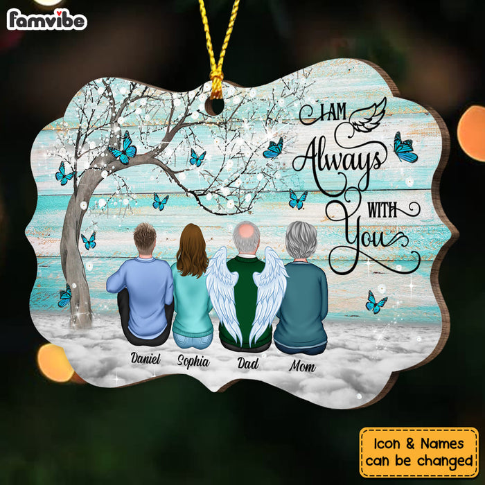 Personalized I Am Always With You Memo Butterfly Christmas Benelux Ornament SB202 58O53 1