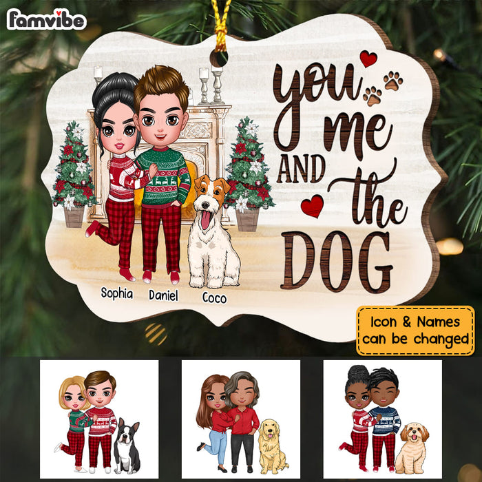 Personalized Christmas You Me And The Dog Benelux Ornament SB203 23O53 1
