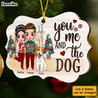 Personalized Christmas You Me And The Dog Benelux Ornament SB203 23O53 thumb 1