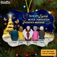 Personalized Memo Always Loved Never Forgotten Forever Missed Benelux Ornament SB204 30O28 thumb 1