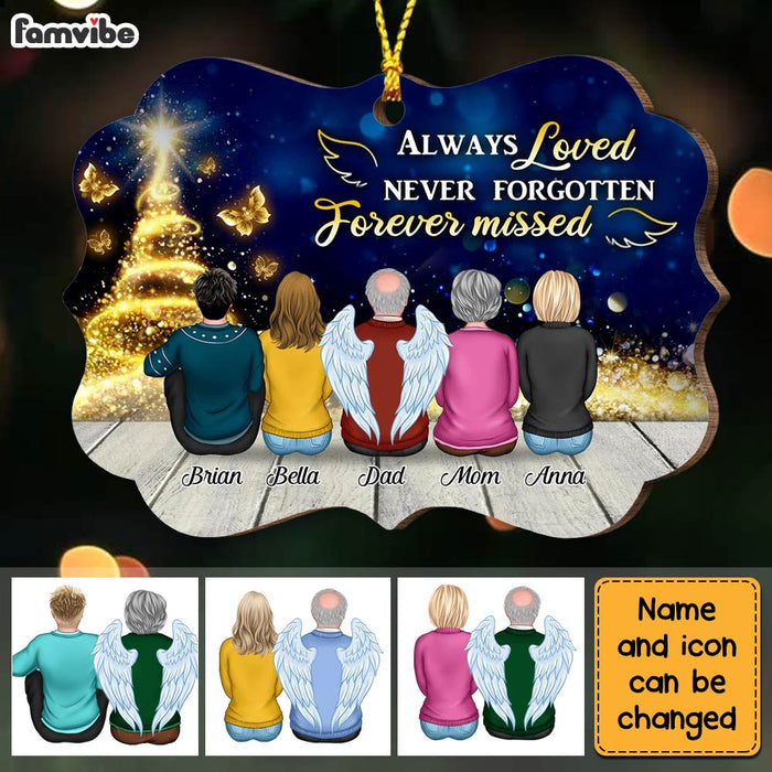 Personalized Memo Always Loved Never Forgotten Forever Missed Benelux Ornament SB204 30O28 1