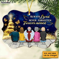 Personalized Memo Always Loved Never Forgotten Forever Missed Benelux Ornament SB204 30O28 thumb 1