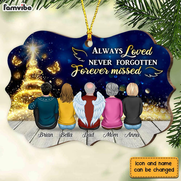 Personalized Memo Always Loved Never Forgotten Forever Missed Benelux Ornament SB204 30O28 1