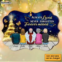 Personalized Memo Always Loved Never Forgotten Forever Missed Benelux Ornament SB204 30O28 thumb 1