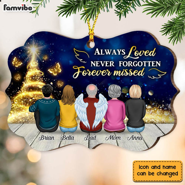 Personalized Memo Always Loved Never Forgotten Forever Missed Benelux Ornament SB204 30O28 1