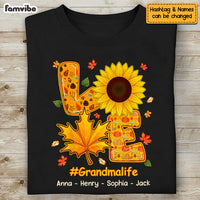 Personalized Love Grandma Life Sunflower Fall Season Shirt - Hoodie - Sweatshirt SB211 58O53 thumb 1