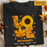 Personalized Love Grandma Life Sunflower Fall Season Shirt - Hoodie - Sweatshirt SB211 58O53 thumb 1