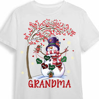 Personalized Grandma Snowman Heart Shirt - Hoodie - Sweatshirt SB213 58O34 thumb 1