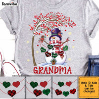 Personalized Grandma Snowman Heart Shirt - Hoodie - Sweatshirt SB213 58O34 thumb 1
