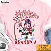 Personalized Grandma Snowman Heart Shirt - Hoodie - Sweatshirt SB213 58O34 thumb 1