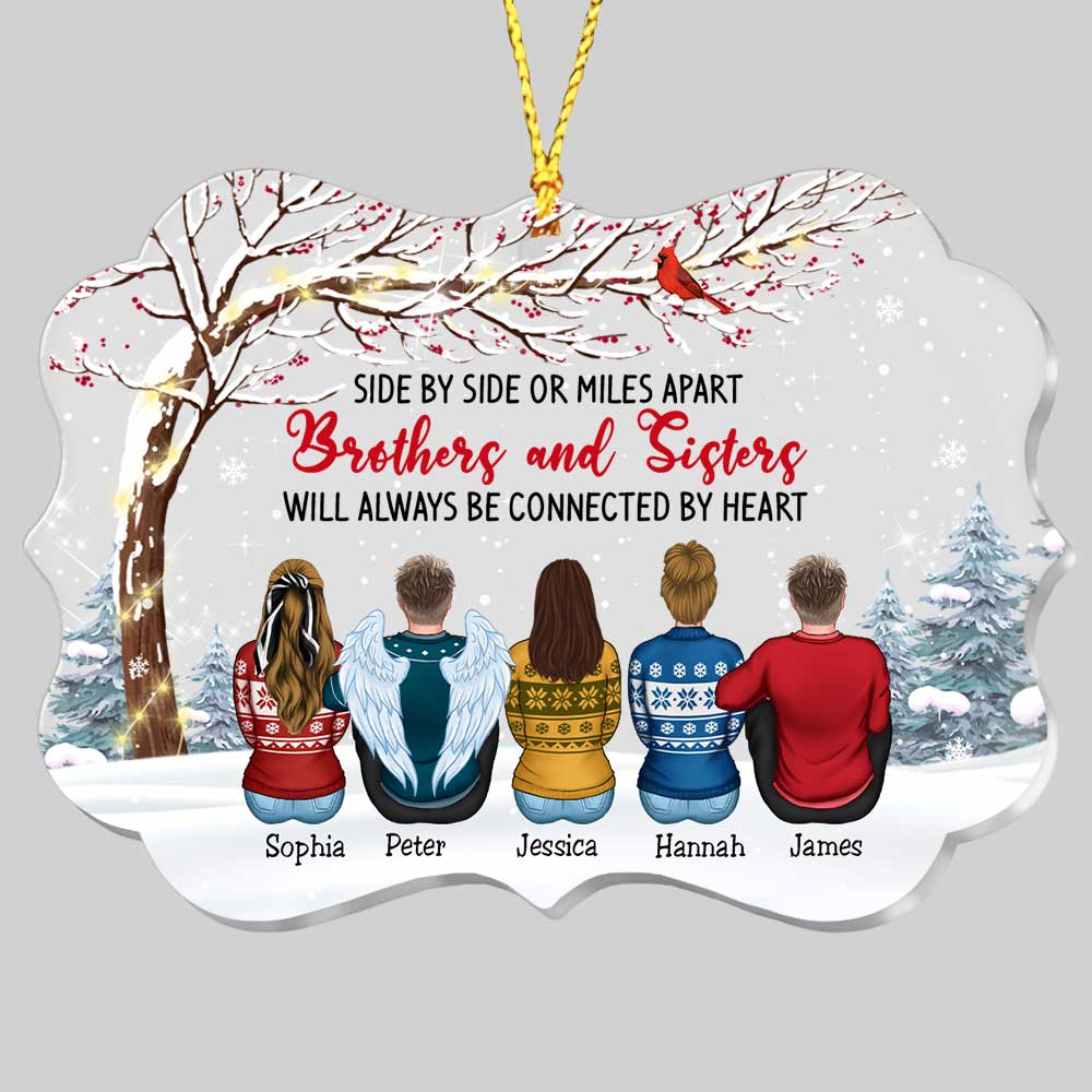 Personalized Brothers And Sisters Christmas Benelux Ornament SB212 30O47 Primary Mockup