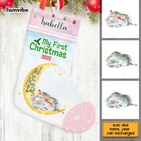 Personalized Baby First Christmas Elephant Stocking SB221 85O67 thumb 1