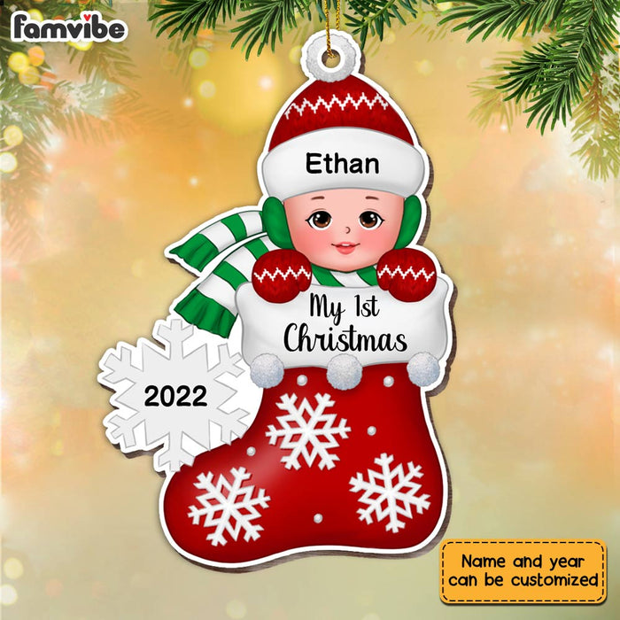Personalized Baby First Christmas Ornament SB241 32O28 1