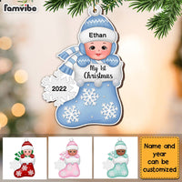 Personalized Baby First Christmas Ornament SB241 32O28 thumb 1