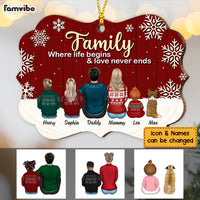 Personalized Family Where Life Begins Christmas Benelux Ornament SB223 30O53 thumb 1
