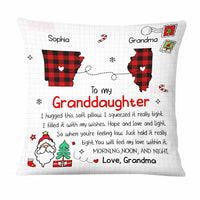 Personalized Granddaughter Long Distance Hug This Drawing Pillow SB223 30O47 thumb 1