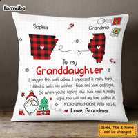 Personalized Granddaughter Long Distance Hug This Drawing Pillow SB223 30O47 thumb 1