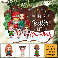 Personalized Grandma Red Truck Benelux Ornament SB236 30O34 thumb 1