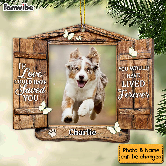 Personalized Memo Dog Photo Ornament SB232 85O53 1