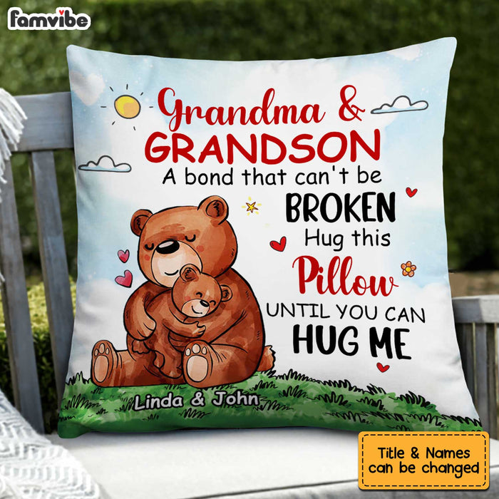 Personalized Grandma Grandkid Pillow SB51 33O34 1