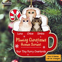 Personalized Cat Christmas Ornament SB262 85O34 thumb 1