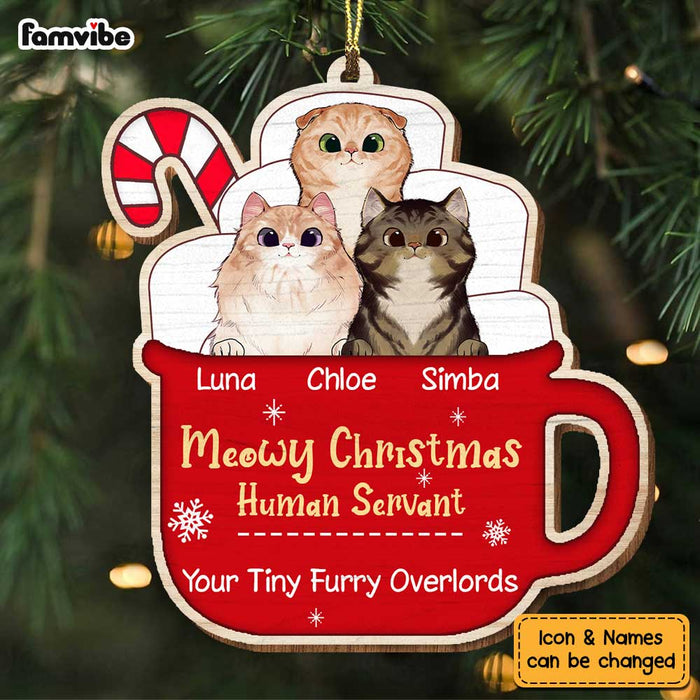 Personalized Cat Christmas Ornament SB262 85O34 1