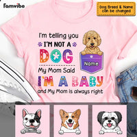 Personalized Dog Mom Said I'm A Baby Shirt - Hoodie - Sweatshirt SB242 58O47 thumb 1