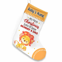 Personalized Baby Boy Girl First Christmas Animal Stocking SB243 58O47 thumb 1