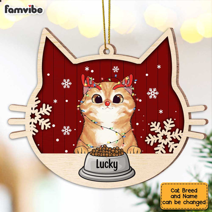 Personalized Cat Christmas Ornament SB261 30O47 1