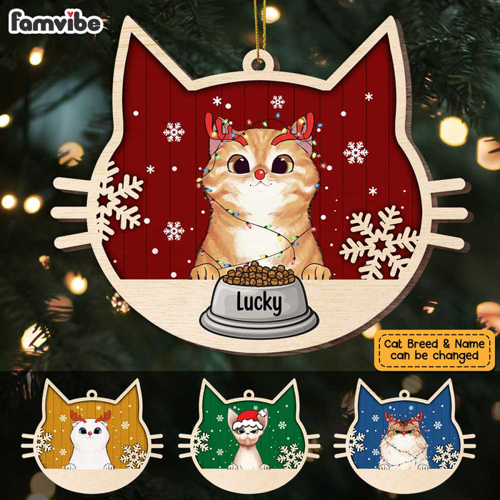 Personalized Cat Christmas Ornament SB261 30O47 1